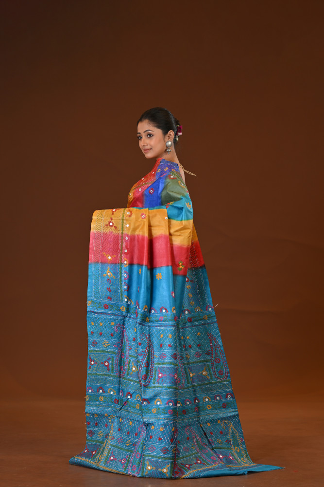 Tussar Diy Lambani Saree