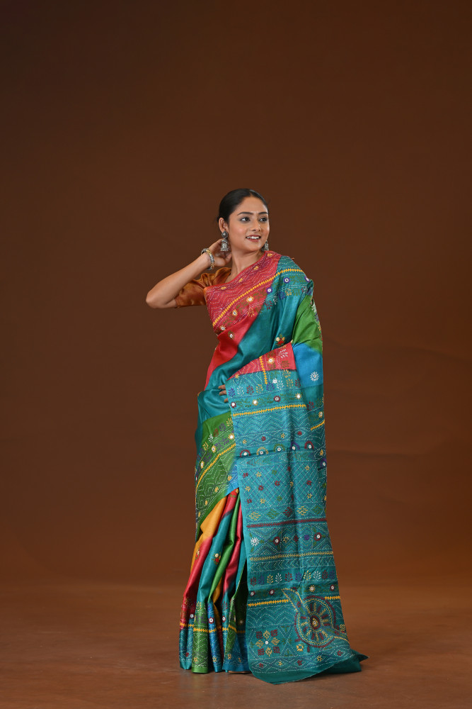 Tussar Diy Lambani Saree