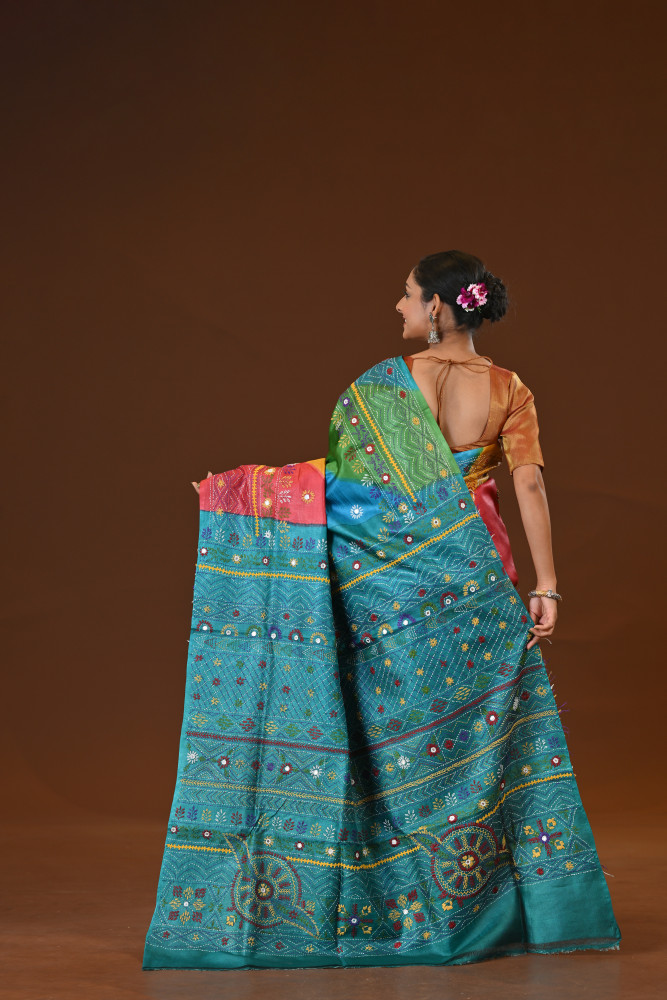 Tussar Diy Lambani Saree