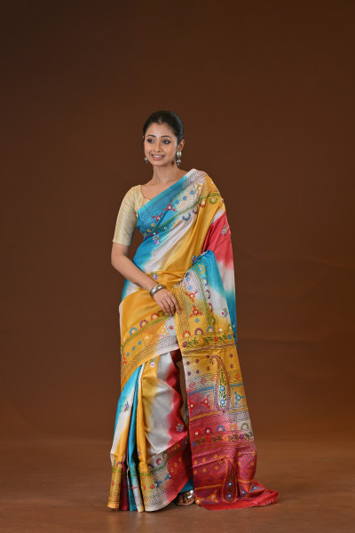 Tussar Diy Lambani Saree