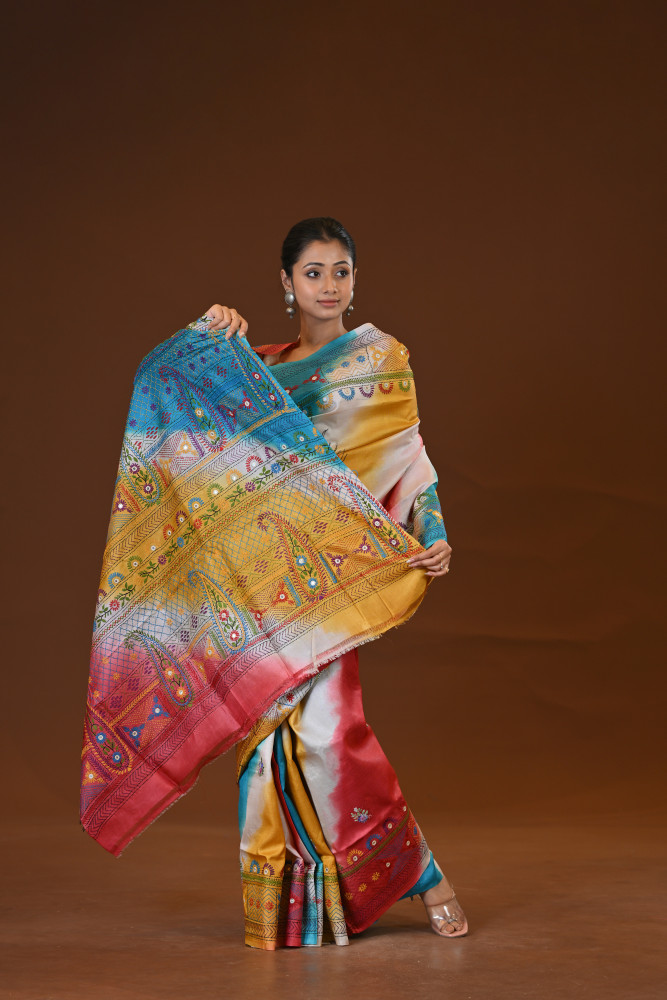 Tussar Diy Lambani Saree