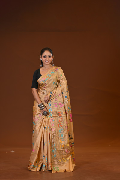 Blended Silk Kantha Saree