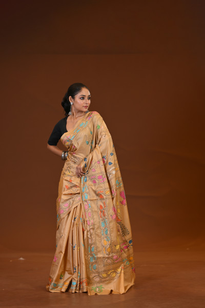 Blended Silk Kantha Saree