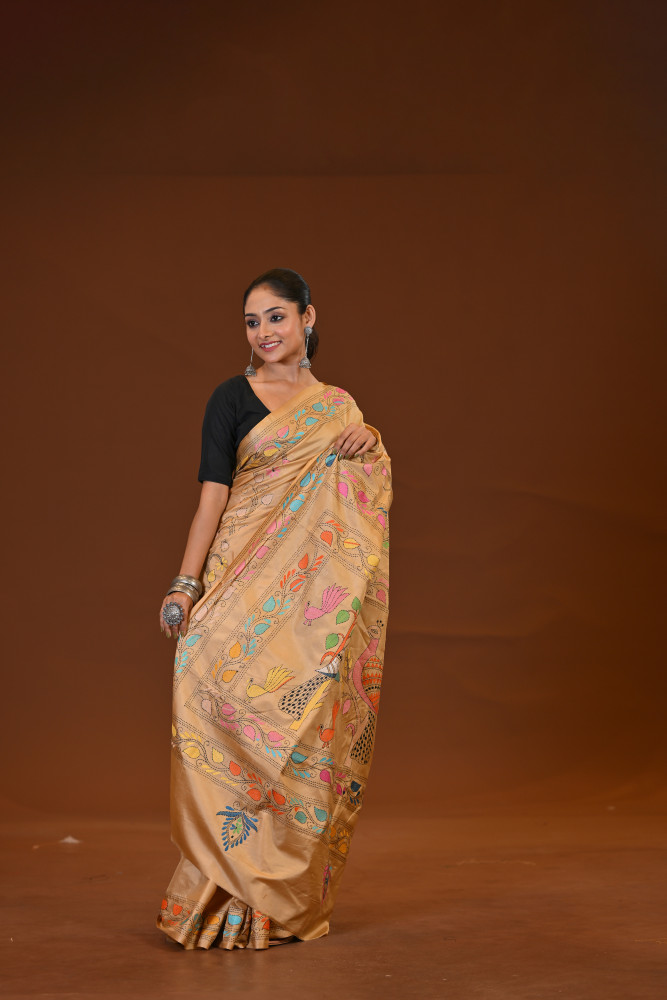 Blended Silk Kantha Saree