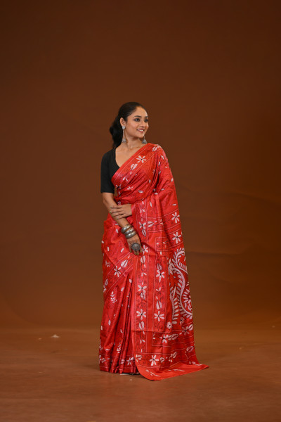 Blended Silk Kantha Saree
