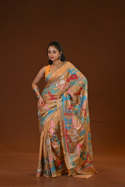 Blended Silk Kantha Saree