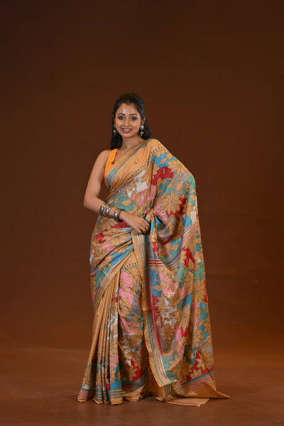 Blended Silk Kantha Saree