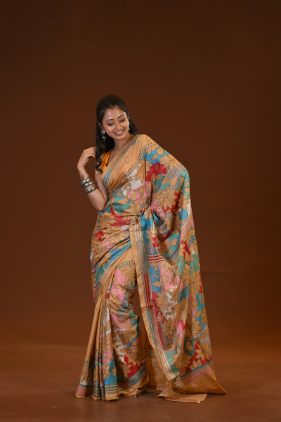 Blended Silk Kantha Saree