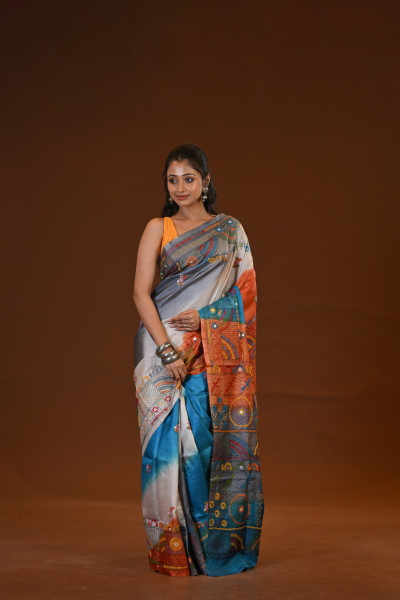 Tussar Diy Lambani Saree