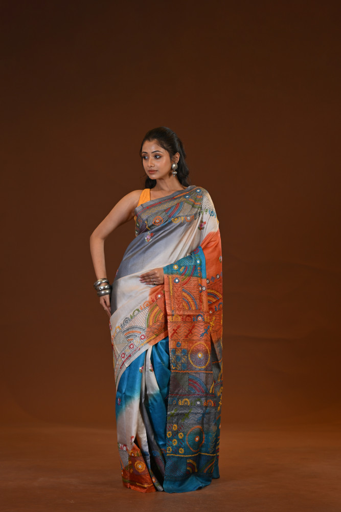 Tussar Diy Lambani Saree
