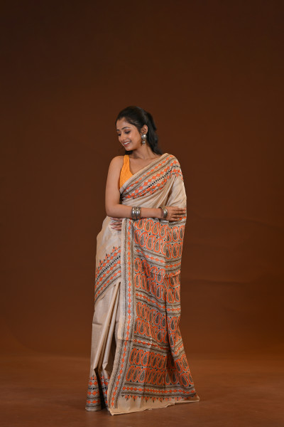 Gachi By Gachi Silk Kantha Saree