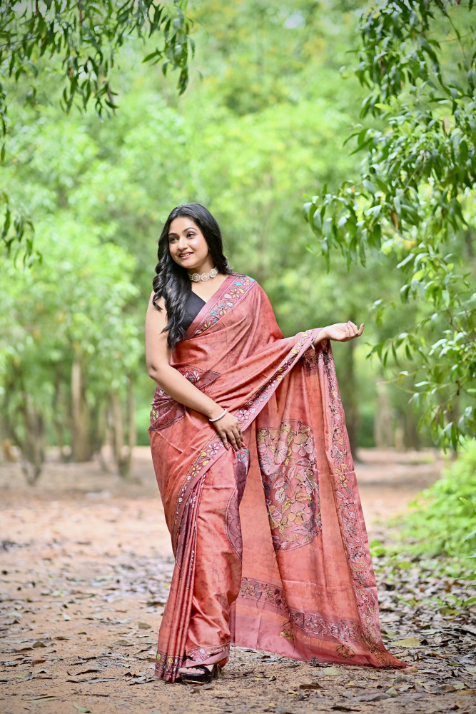 JAYA BLENDED SILK KANTHA SAREE