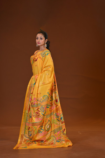 Blended Silk Kantha Saree