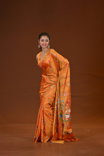 Blended Silk Kantha Saree