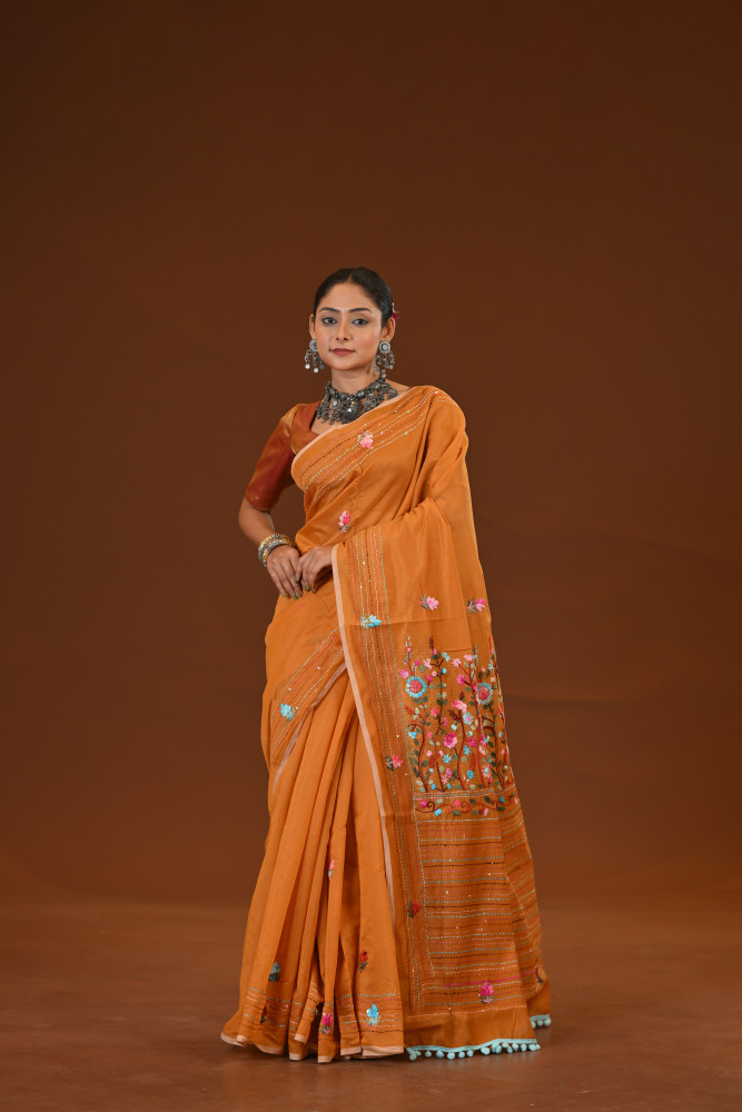 Image of Bulian Stitch Saree