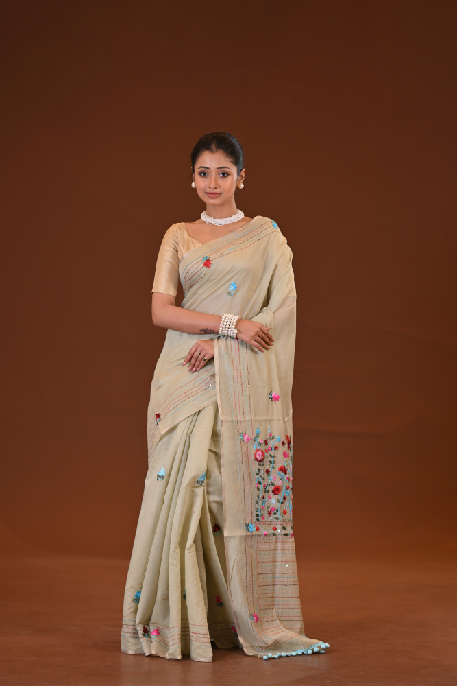 Image of Bulian Stitch Saree