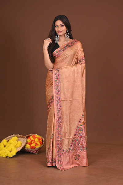 LAKSHMI BLENDED SILK KANTHA SAREE