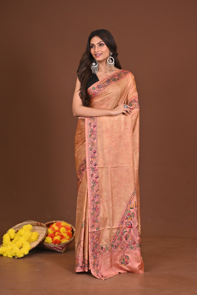 LAKSHMI BLENDED SILK KANTHA SAREE