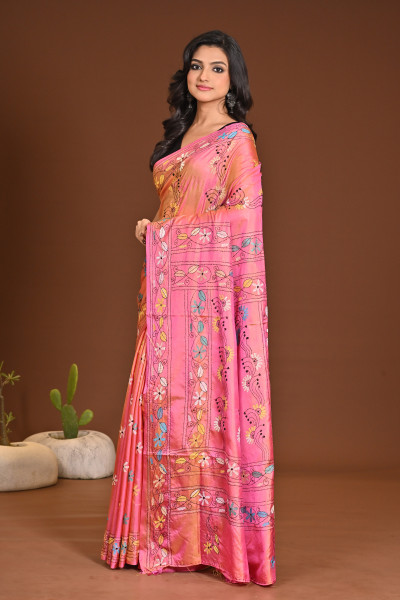 BELENDED SILK KANTHA SAREE