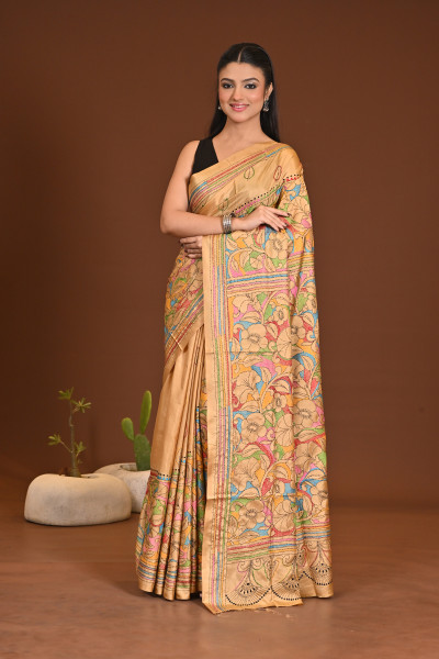 BELENDED SILK KANTHA SAREE