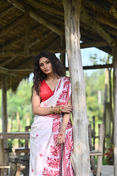 BHAIRAVI BLENDED SILK KANTHA SAREE