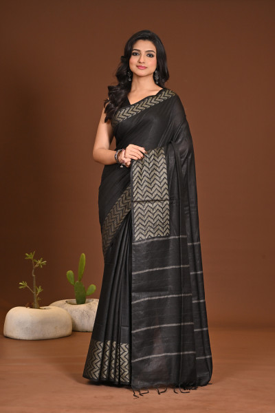 COTTON FISHBONE SAREE