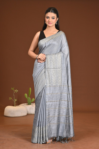 COTTON FISHBONE SAREE