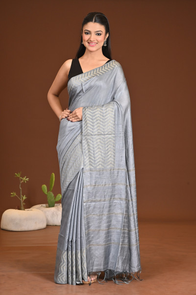COTTON FISHBONE SAREE