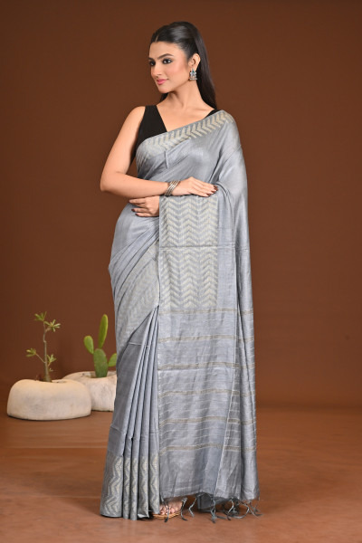 COTTON FISHBONE SAREE