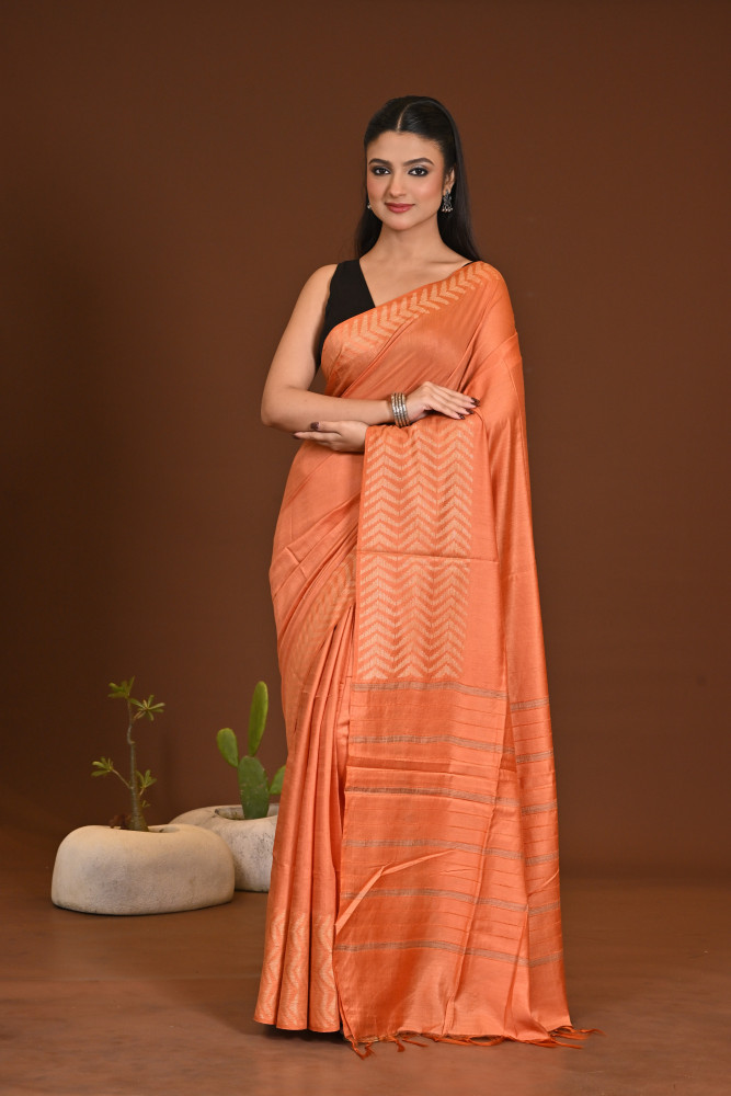 COTTON FISHBONE SAREE