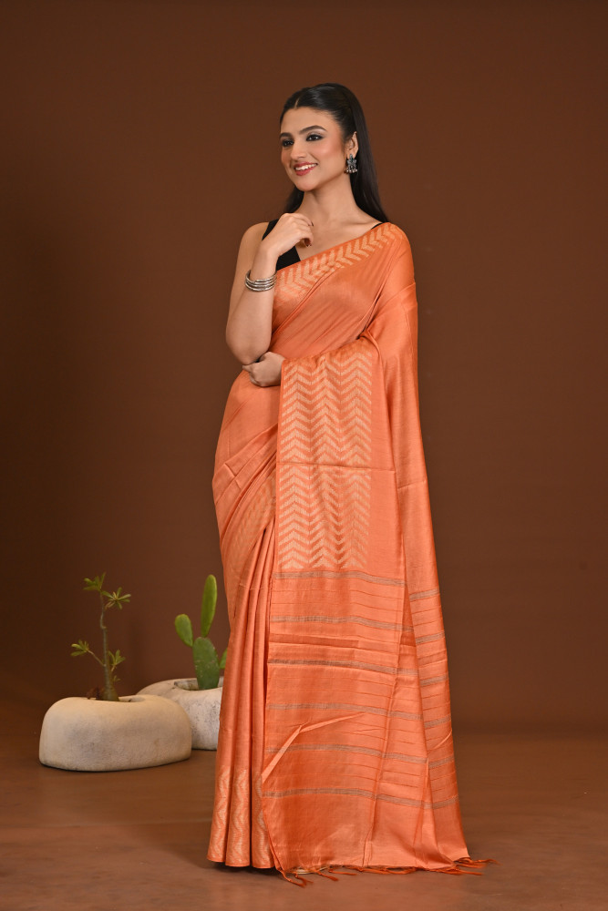 COTTON FISHBONE SAREE