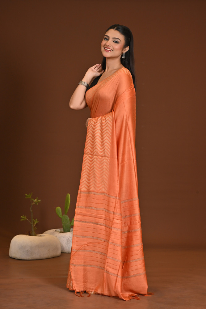 COTTON FISHBONE SAREE