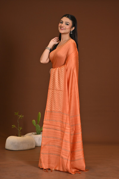 COTTON FISHBONE SAREE