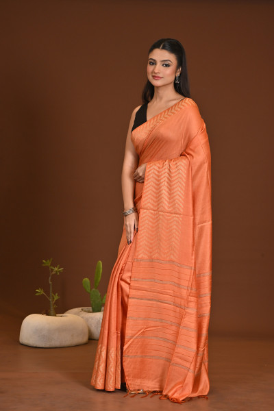 COTTON FISHBONE SAREE