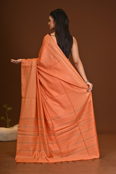 COTTON FISHBONE SAREE