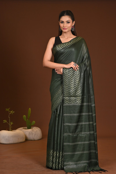 COTTON FISHBONE SAREE