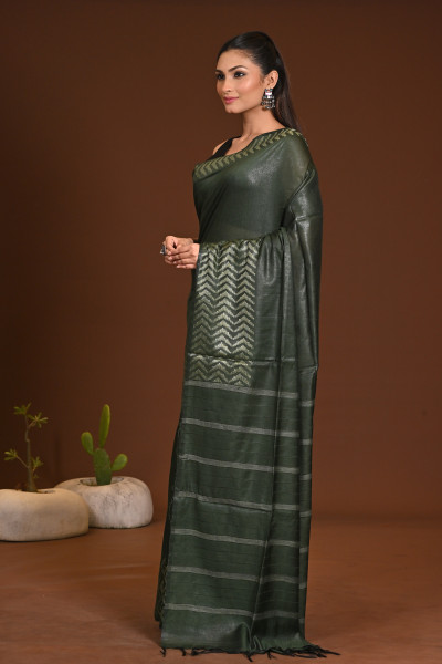 COTTON FISHBONE SAREE