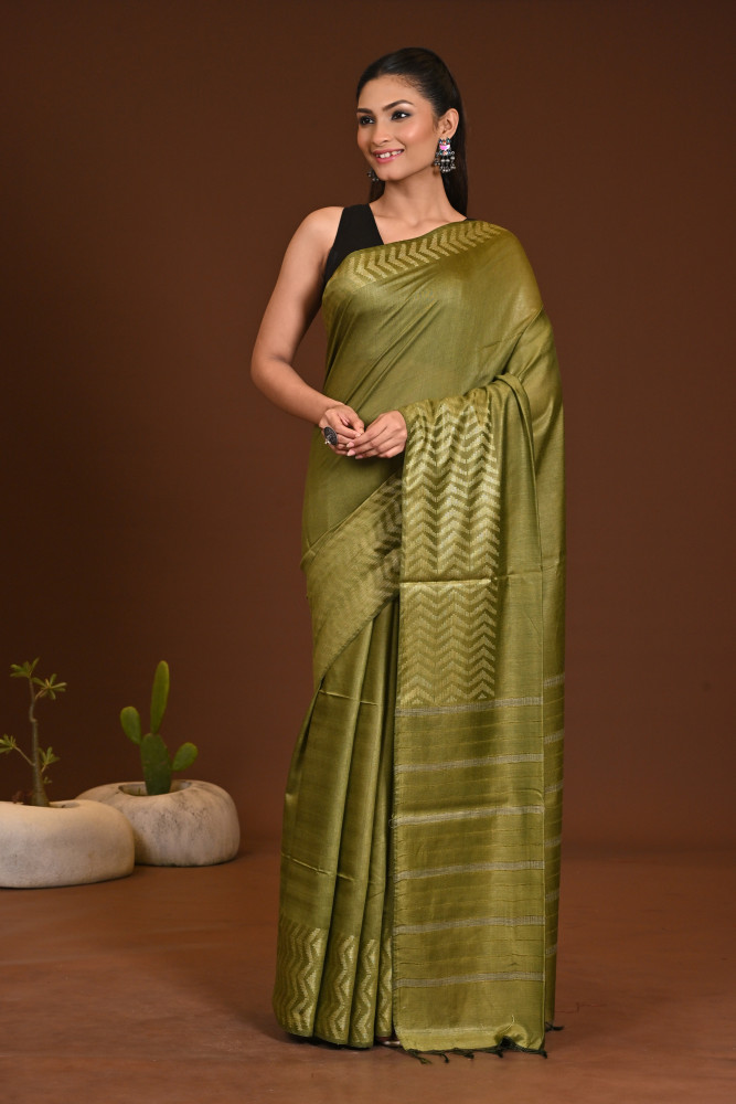 COTTON FISHBONE SAREE