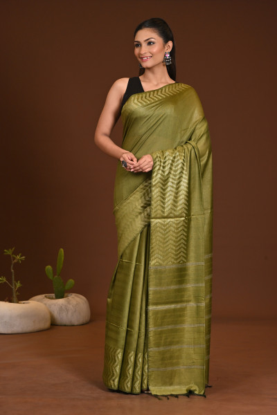 COTTON FISHBONE SAREE