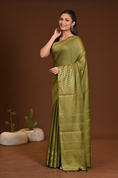 COTTON FISHBONE SAREE