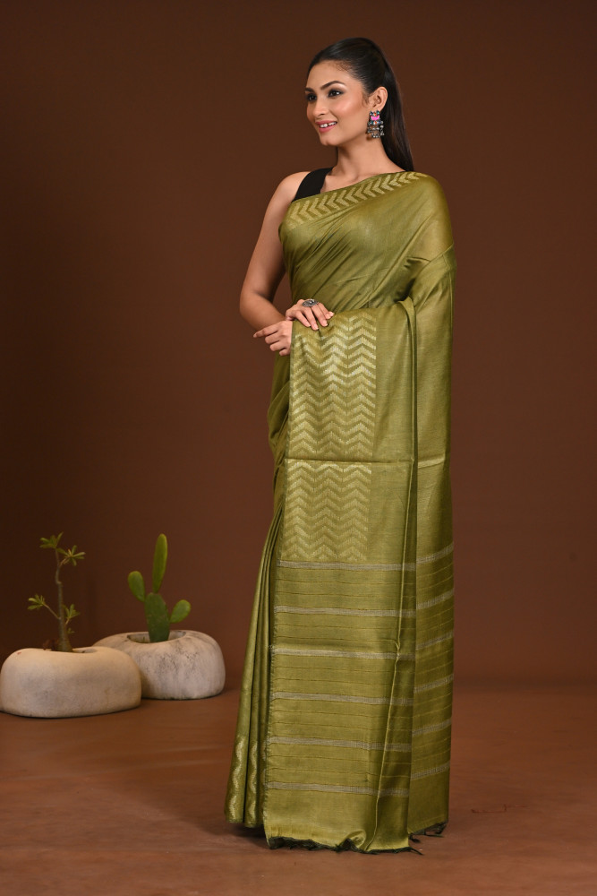 COTTON FISHBONE SAREE