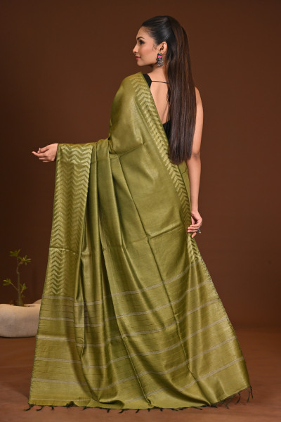 COTTON FISHBONE SAREE