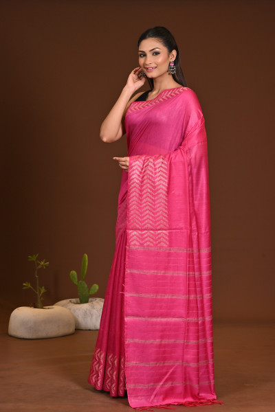 COTTON FISHBONE SAREE