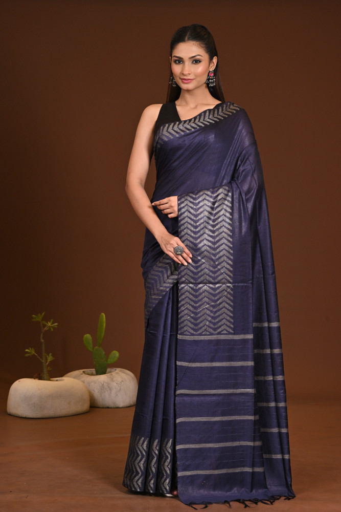Image of COTTON FISHBONE SAREE