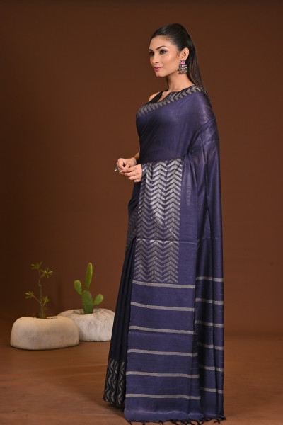 COTTON FISHBONE SAREE