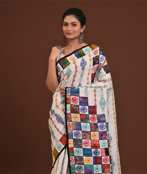 Tussar Silk Baul Saree