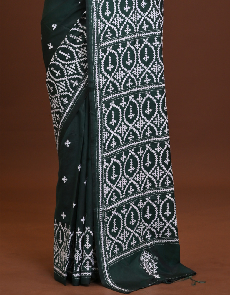 Blended Silk Kantha Saree
