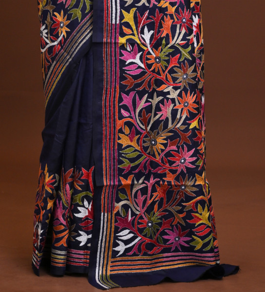 Blended Silk Kantha Saree