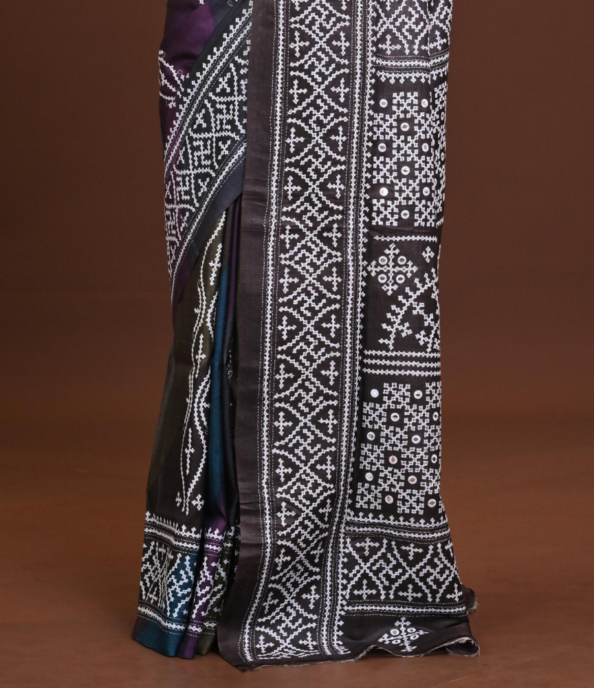 Pure Silk Kantha Saree