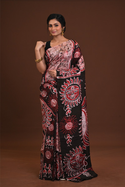 DTBP Silk Batik saree